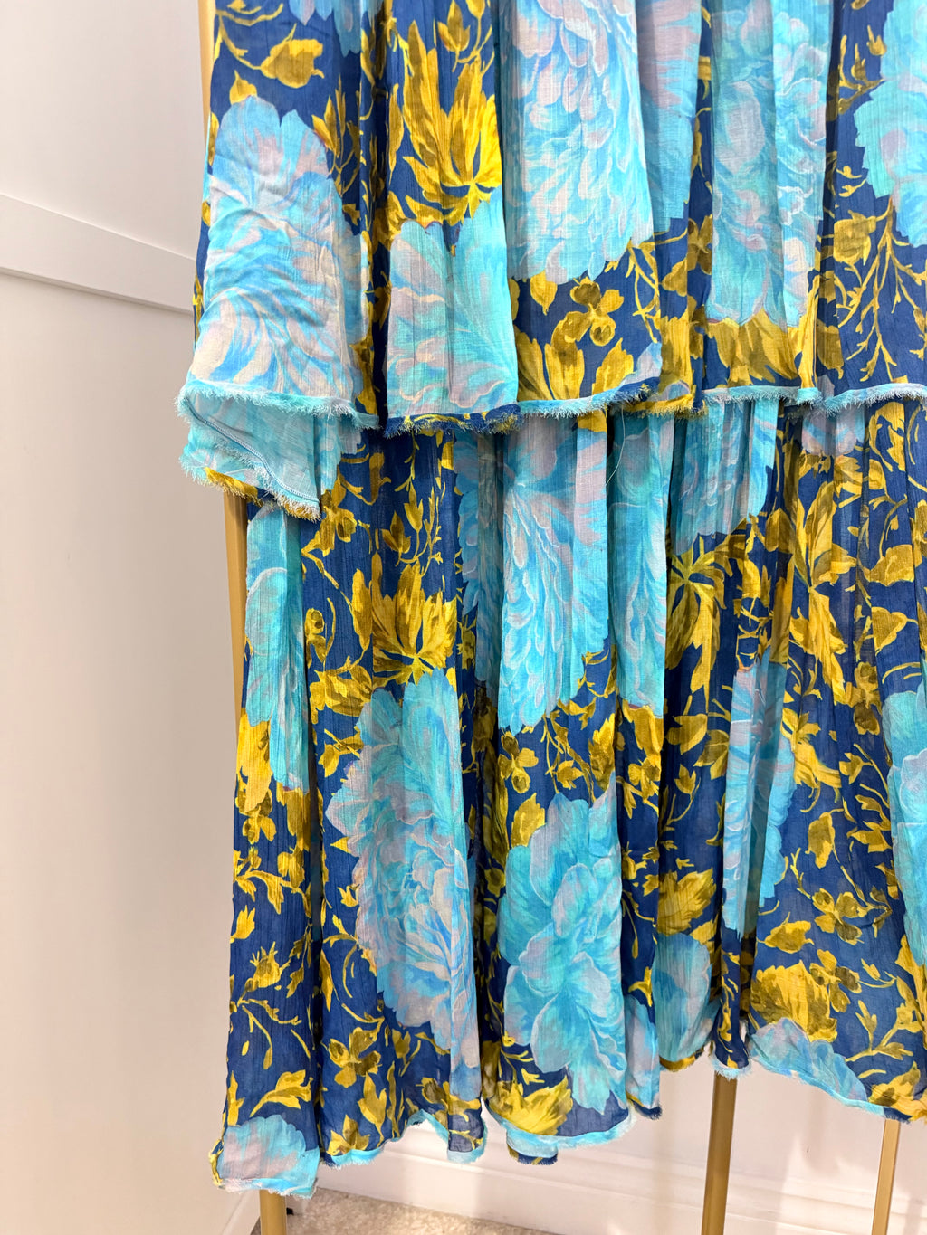 Zara Blue Bandeau maxi dress 3001/119