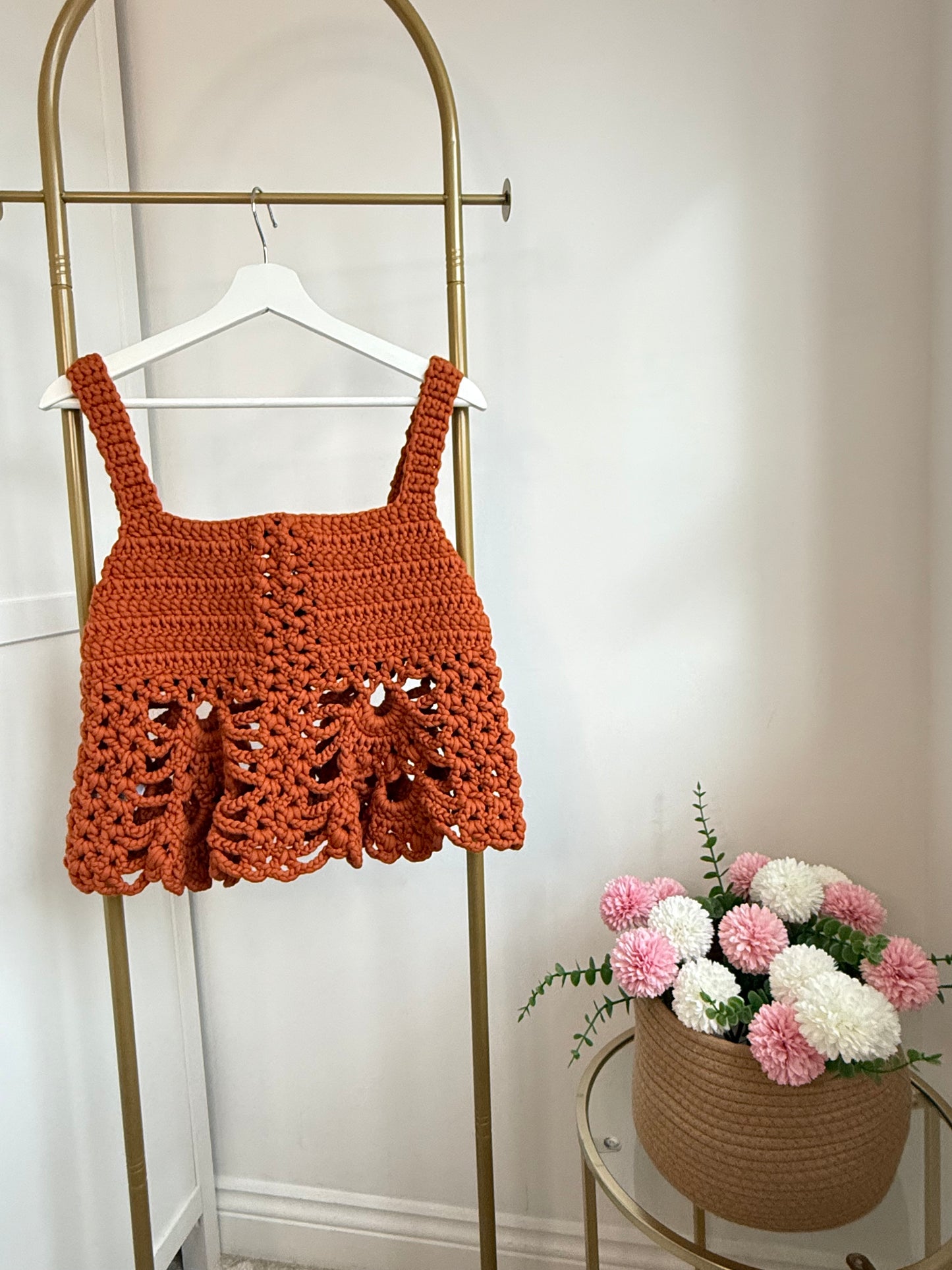 Zara Orange Chunky Knit Top 0021/020